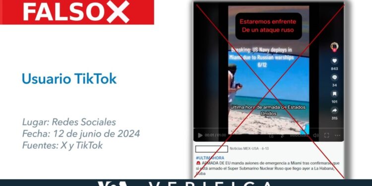 Este clip no muestra un despliegue militar estadounidense ni fue grabado en junio de 2024