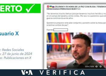 Es cierto que Volodymyr Zelenskyy afirmó que “no queremos que la guerra continúe por años”