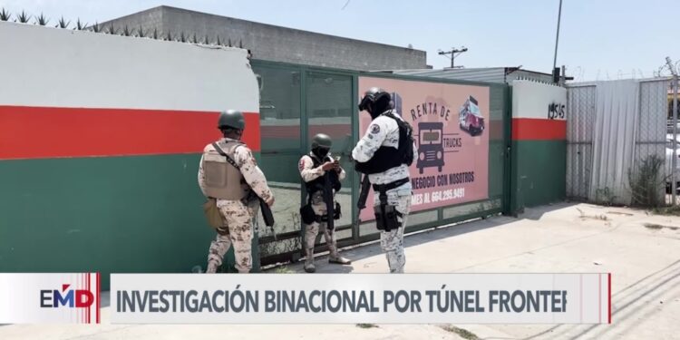 EEUU y México investigan narcotúnel hallado en Tijuana