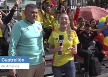 Optimismo y pasión en las calles de Bogotá por el partido contra Uruguay