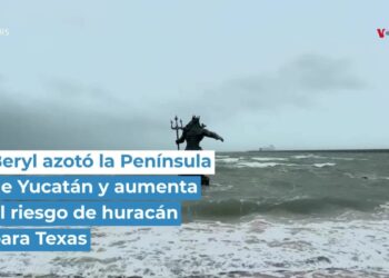 Así fue el paso de Beryl por la Península de Yucatán en México