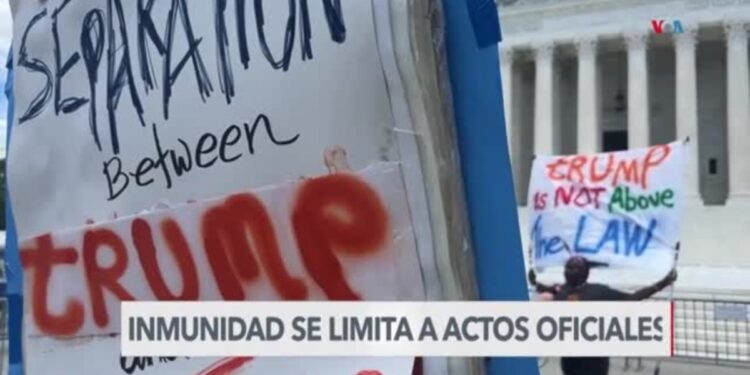 Corte Suprema de EEUU reconoce inmunidad presidencial en actos oficiales