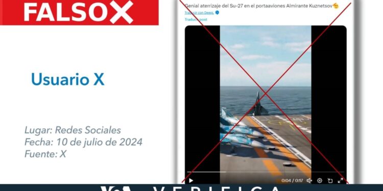 El video del caza ruso Su-27 en una maniobra de aterrizaje “Cobra” no es real: fue realizado con simulador