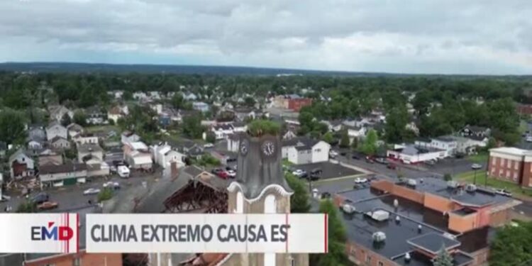 Clima extremo causa estragos en Nueva York