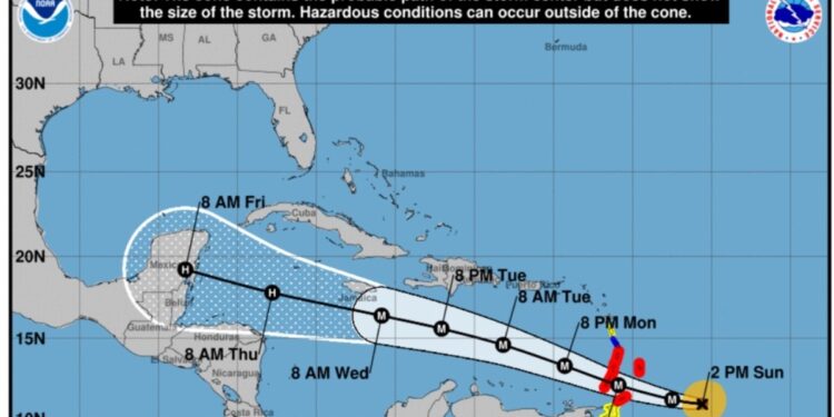 Autoridades en el Caribe mantienen la alerta ante la llegada del huracán Beryl, los científicos destacan la temprana aparición del fenómeno.