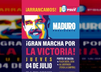 Caracas se moviliza desde dos puntos rumbo a la ‘Gran Marcha de la Victoria’ a favor de Nicolás Maduro