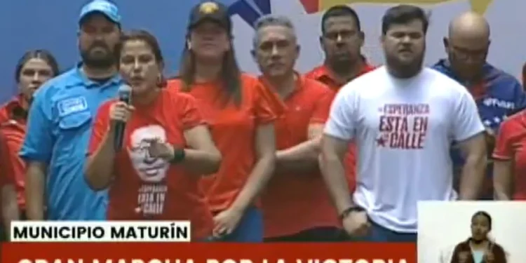 Marleny Contreras desde Monagas: Aquí estamos los chavistas que vamos a defender la Patria y los vamos a derrotar