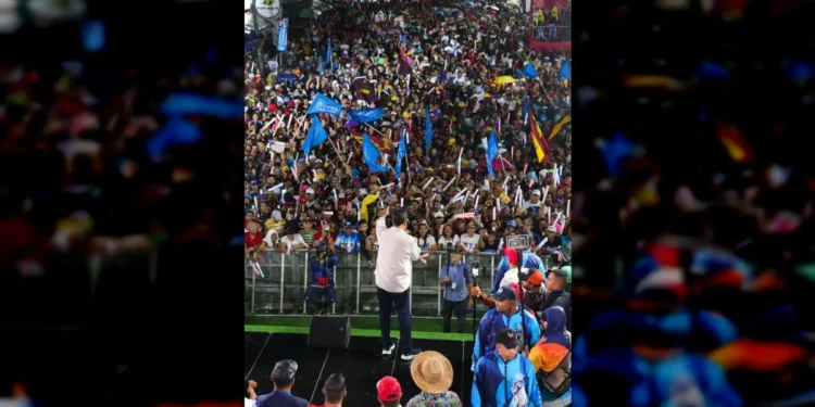 Maduro desde La Guaira: Nosotros somos una realidad y a la oligarquía que se tapa los ojos le vamos a dar una pela el 28J