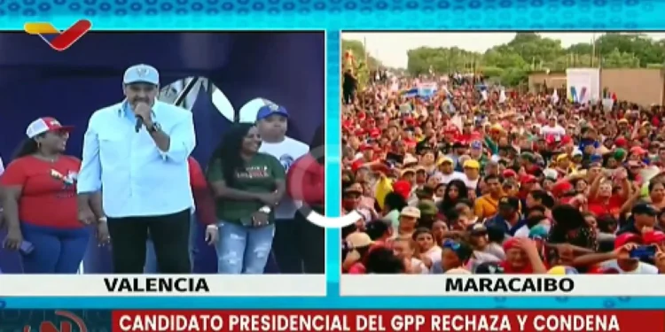 Candidato Maduro desde Valencia: El domingo 28J se concretará el triunfo de la paz