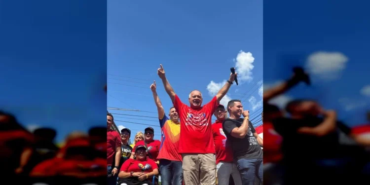 Diosdado Cabello desde El Tigre: El 28J este pueblo sale a votar por Nicolás Maduro