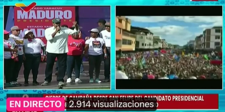 Nicolás Maduro desde Yaracuy: La victoria de este domingo va a asombrar al mundo entero