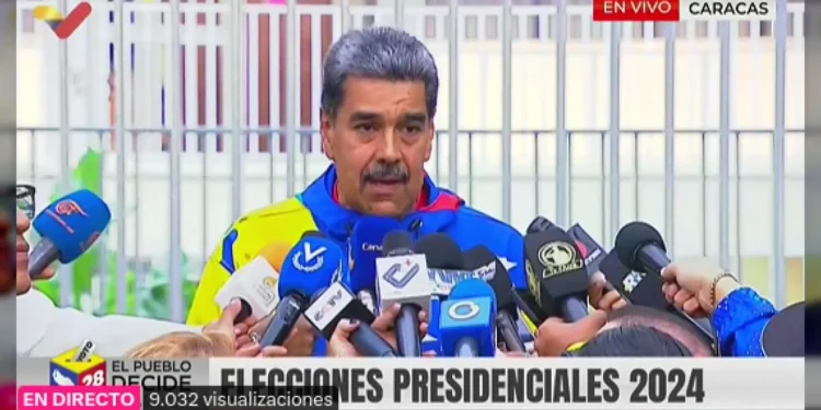 Candidato Nicolás Maduro: Reconoceré los resultados electorales y llamo a los otros candidatos a que lo hagan