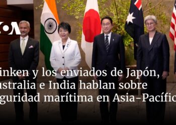 Blinken y los enviados de Japón, Australia e India hablan sobre seguridad marítima en Asia-Pacífico