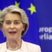 Eurodiputados reeligen a Ursula von der Leyen como presidenta de la Comisión Europea