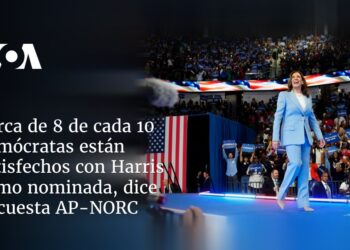 Cerca de 8 de cada 10 demócratas están satisfechos con Harris como nominada, dice encuesta AP-NORC