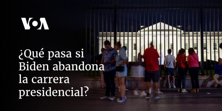¿Qué pasa si Biden abandona la carrera presidencial?
