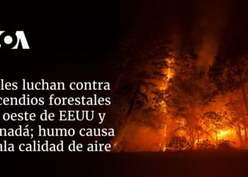 Miles luchan contra incendios forestales en oeste de EEUU y Canadá; humo causa mala calidad de aire