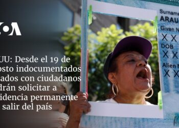 Desde el 19 de agosto indocumentados casados con ciudadanos podrán solicitar la residencia permanente sin salir del país