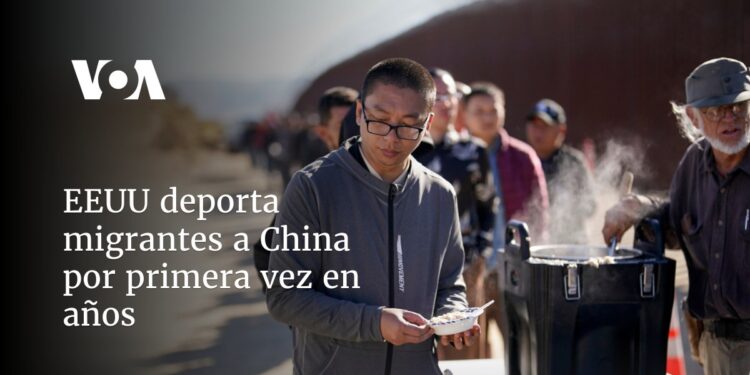 EEUU deporta migrantes a China por primera vez en años