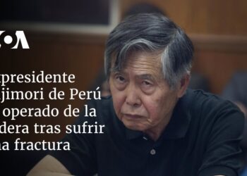Expresidente Fujimori de Perú es operado de la cadera tras sufrir una fractura