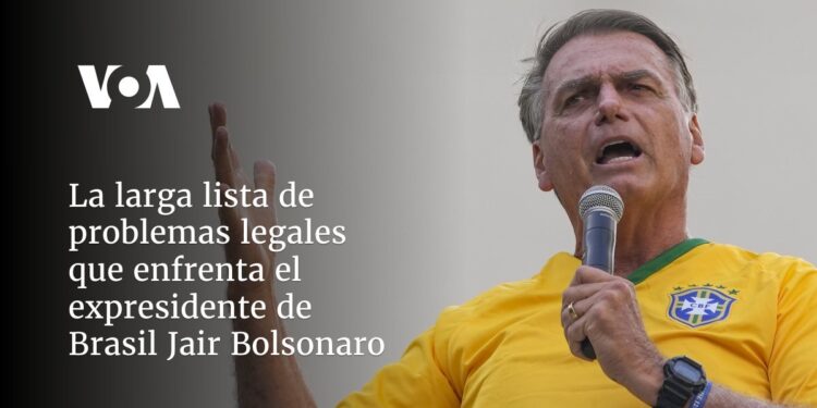 La larga lista de problemas legales que enfrenta el expresidente de Brasil Jair Bolsonaro