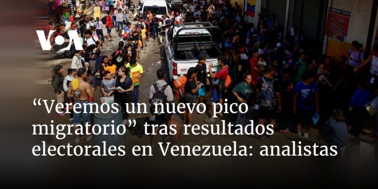 “Veremos un nuevo pico migratorio” tras resultados electorales en Venezuela: analistas
