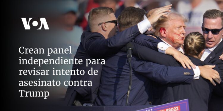 Crean panel independiente para revisar intento de asesinato contra Trump