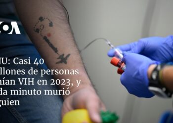 Casi 40 millones de personas tenían VIH en 2023, y cada minuto murió alguien