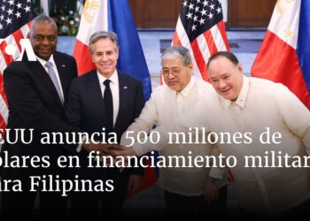 EEUU anuncia 500 millones de dólares en financiamiento militar para Filipinas
