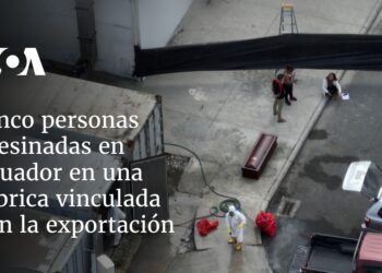 Cinco personas asesinadas en Ecuador en una fábrica vinculada con la exportación
