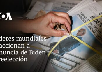 Líderes mundiales reaccionan a renuncia de Biden a reelección