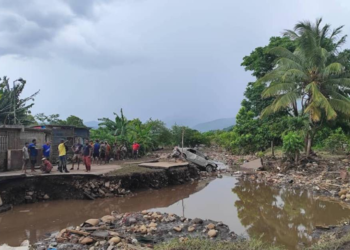 Cumanacoa y los sectores que sufrieron daños por el paso del huracán Beryl en el mar Caribe