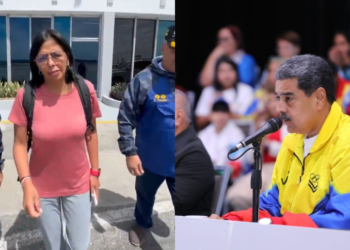 Árbol le cayó encima a Delcy Rodríguez en Cumanacoa: «Quedó muy golpeada», confirmó Maduro