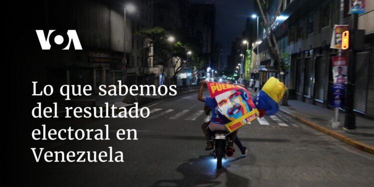 Lo que sabemos del resultado electoral en Venezuela