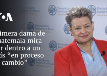 Primera dama de Guatemala mira por dentro a un país “en proceso de cambio”