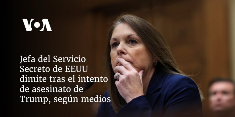 Directora del Servicio Secreto de EEUU dimite tras el intento de asesinato de Trump