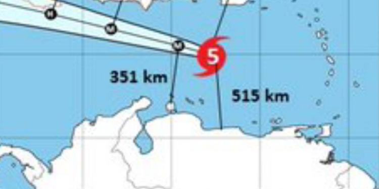 Huracán Beryl sube a categoría 5: estos son los estados que están en alerta