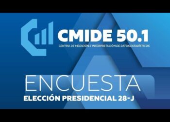 Encuesta CMIDE 50.1: 56,8% apoyan reelección de Nicolás Maduro en las elecciones del 28-J