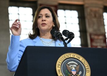 Donald Trump arremete desde sus redes sociales contra la vicepresidente Kamala Harris, posible sustituta a representar al partido demócrata.