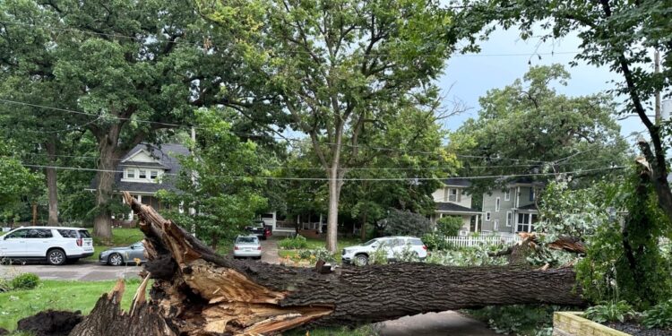 Severas tormentas con advertencias de tornados azotan el Medio Oeste de EEUU, dejan un muerto y miles sin electricidad