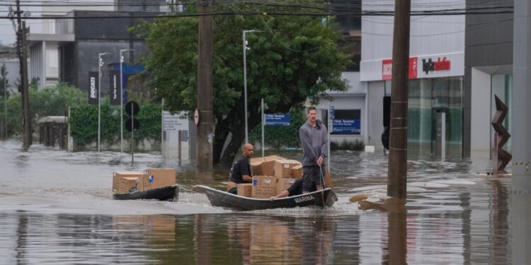 Investigadores brasileños descubren un fósil de dinosaurio tras fuertes lluvias en Rio Grande do Sul