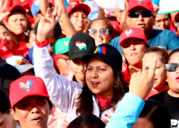 Habitantes de Santa Rosalía se movilizaron a favor de la candidatura del presidente Maduro