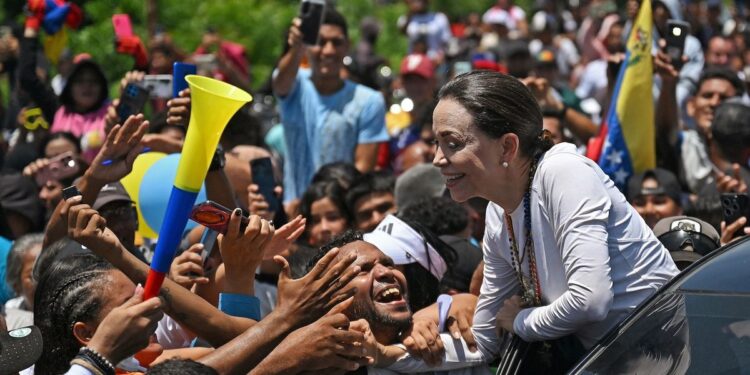 María Corina Machado recibe respaldo de presidentes de Argentina, Paraguay y Uruguay