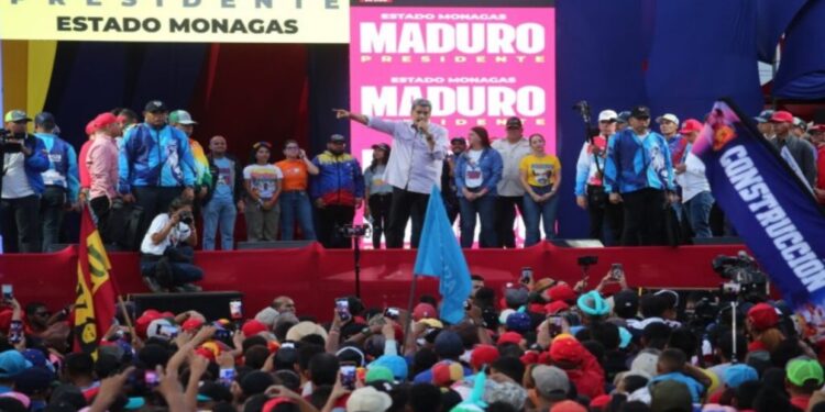 Presidente Nicolás Maduro desde Barinas: Las 14 mediciones dan como resultado un mapa rojo, rojito