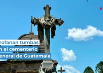 Profanan tumbas en el cementerio general de Guatemala