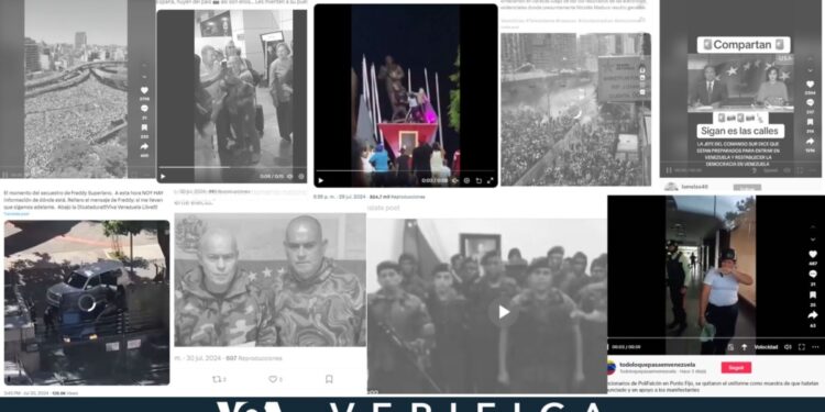 Estos son los videos ciertos, falsos y engañosos que han circulado tras las elecciones de Venezuela
