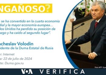 Aliado de Putin difunde información engañosa sobre el tamaño de la economía rusa y minimiza las sanciones