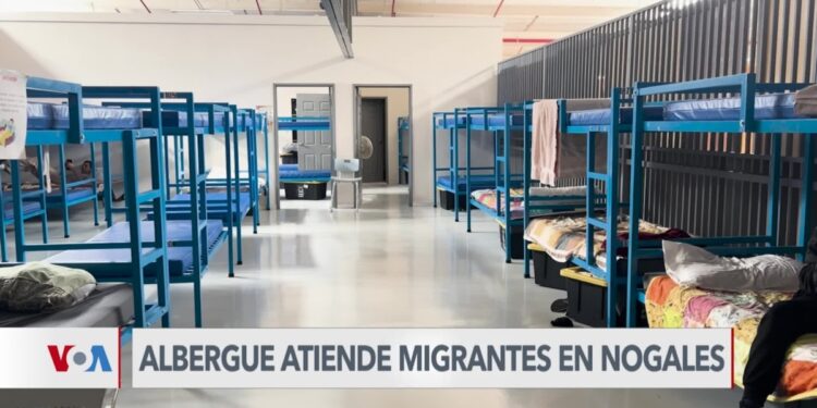 Centro de atención a migrantes en Nogales, un oasis en el desierto