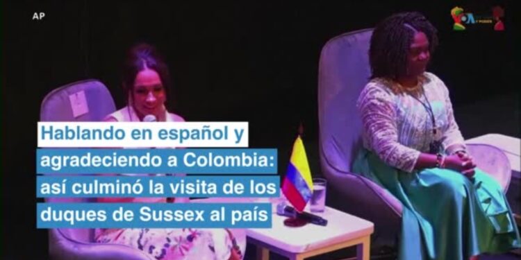 así culminó la visita de los duques de Sussex al país