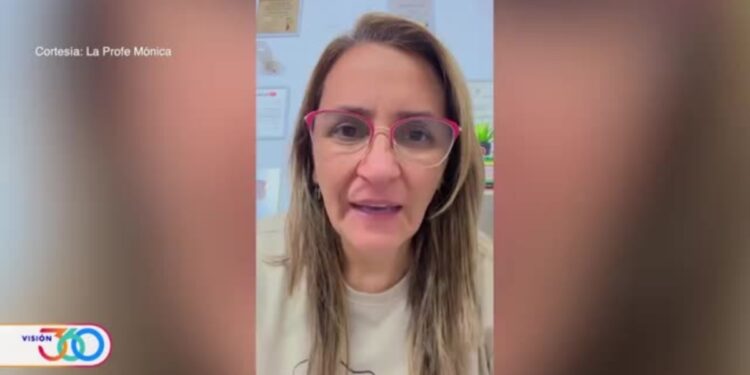 La profe Mónica: una sensación en redes enseñando español